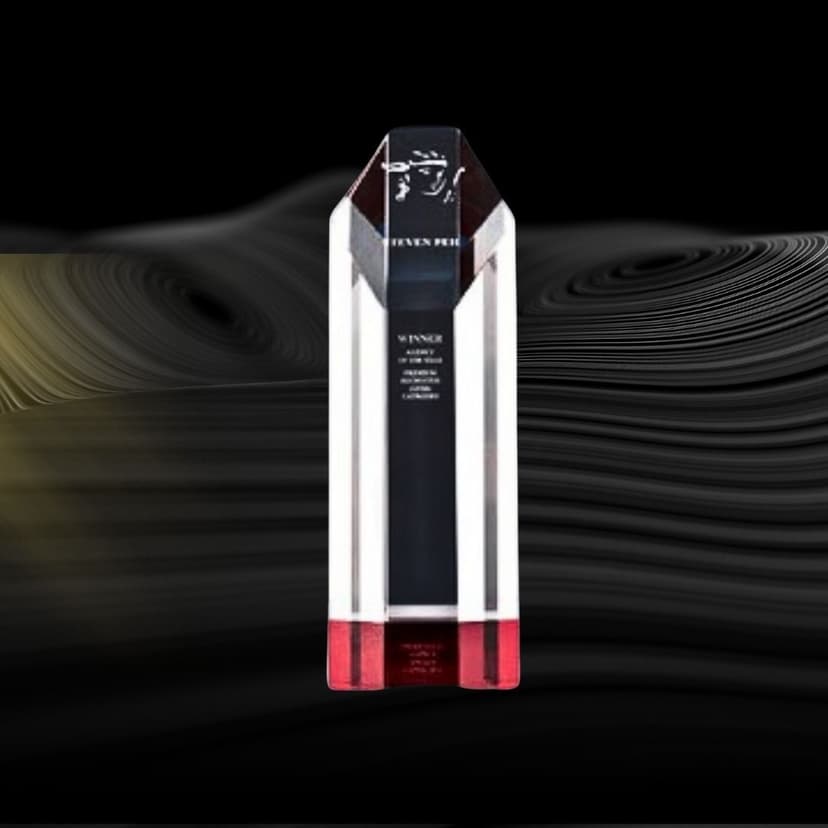 โล่รางวัลคริสตัล