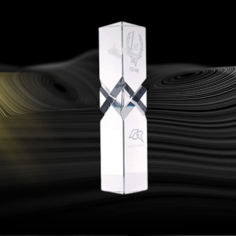 โล่รางวัลคริสตัล