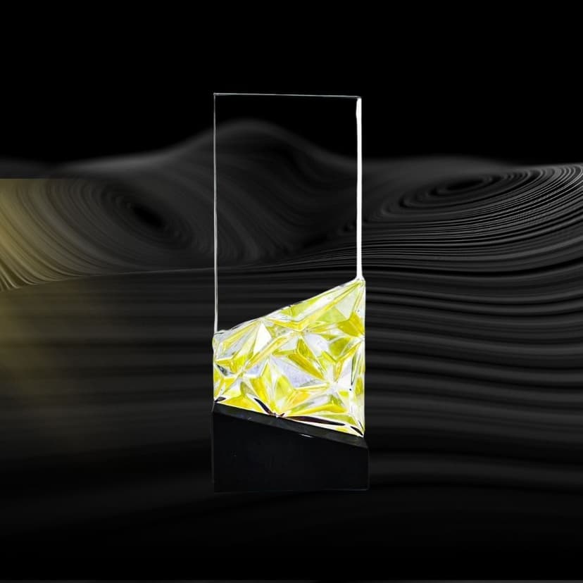 โล่รางวัลคริสตัล