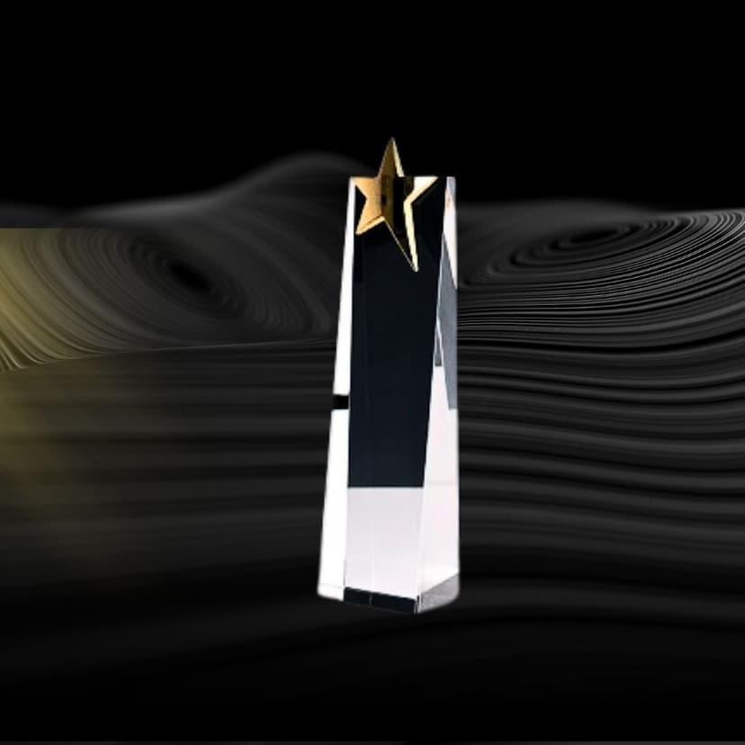 โล่รางวัลคริสตัล