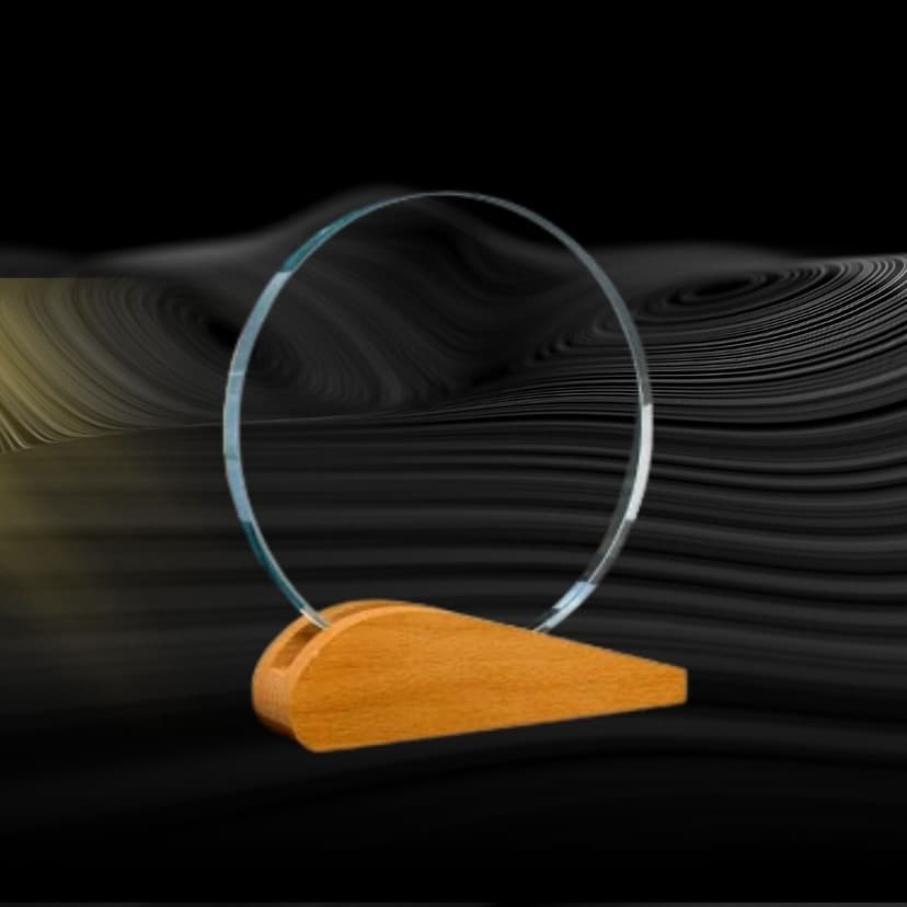 โล่รางวัลคริสตัล