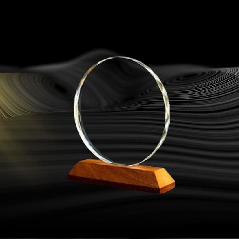 โล่รางวัลคริสตัล