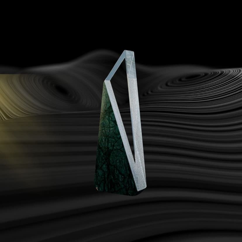 โล่รางวัลคริสตัล