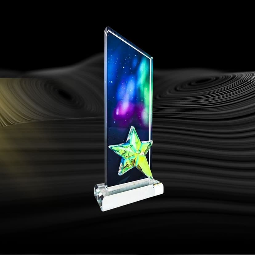 โล่รางวัลคริสตัล