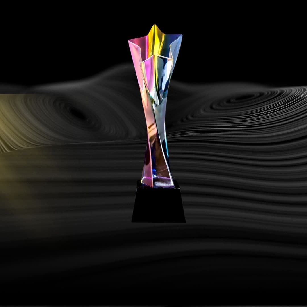 โล่รางวัลคริสตัล RS23400